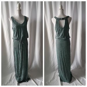 BANANA REPUBLIC Geometric Print MAXI DRESS